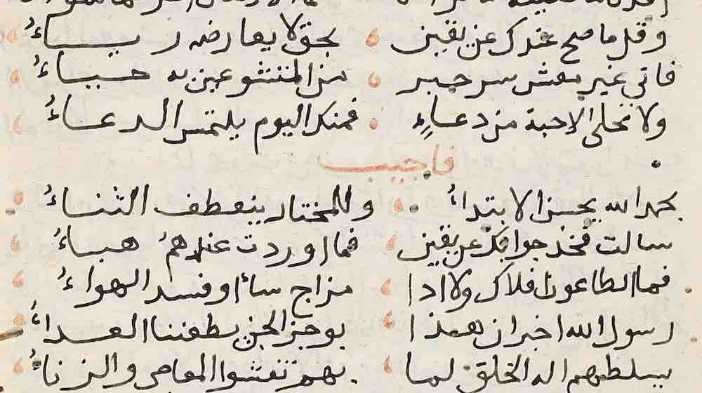 Accounts on Plague and Infectious Diseases from Three Arabic Manuscripts